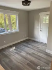 DADU Living Room showing the LVP Waterproof Flooring