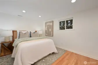 Lower level bedroom may be non conforming.