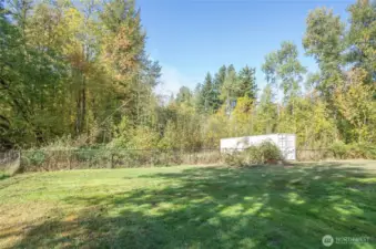 Yet another angle showcasing the beauty of the backyard and grounds. Your new home awaits!