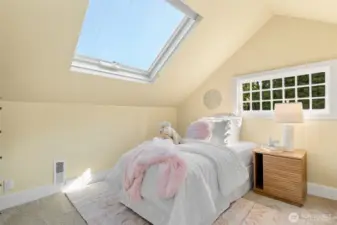 "Bedroom" - Upper floor (note - no closet. See broker remarks)