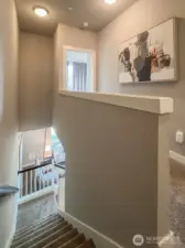 View of the stairs.
