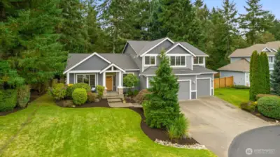 Stunning home with custom colors