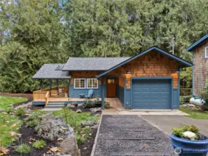 ADU Driveway entrance.