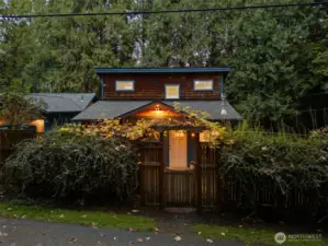"Secret Garden" Entrance to Cottage.