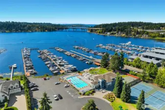 Newport Yacht Club membership is part of home ownership at Newport shores. Many amenities.