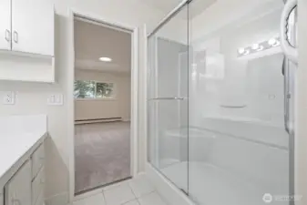 Updated primary ensuite bath