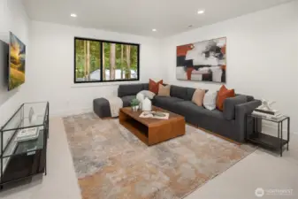 Flexible upper level bonus space