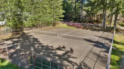 private tennis courts