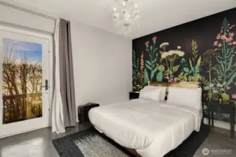 Guest Bedroom with Private Balcony Access