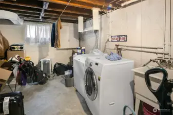 Both units have full basements with separate laundry, office/possible 3rd bedroom or workout space.