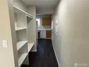 Hallway to kitchen