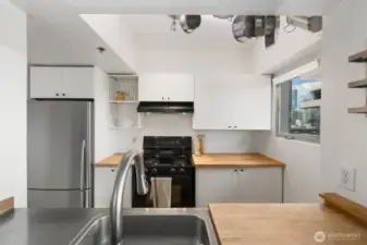View of the kitchen
