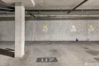 Dedicated parking space