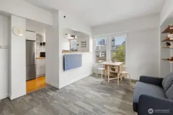 A bright and airy living space