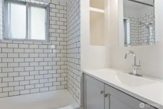 Main floor bathroom