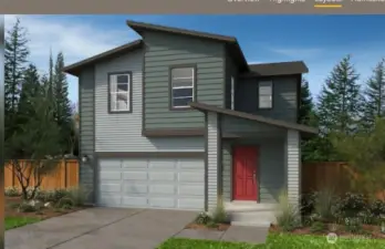 Depiction of home not actual home