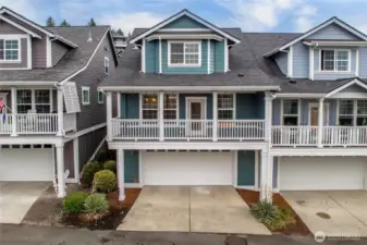 Back of the home