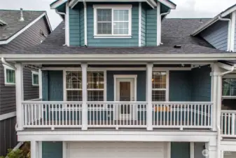Back covered patio