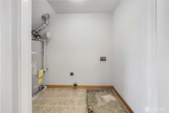storage and laundry room on second floor