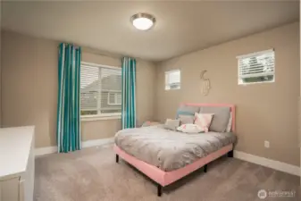 Bedroom 3 upstairs will make a great guest room, exercise room, or just a bedroom.