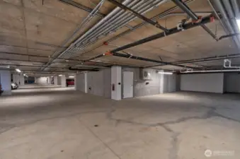 climate controlled parking underground, each suite has a reserved parking space.