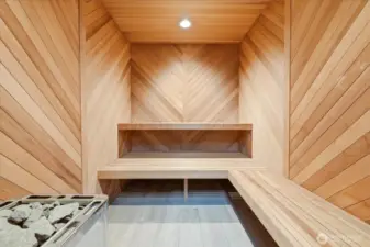 indoor sauna