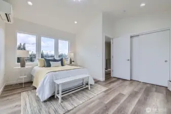 Another view of the upper level second bedroom on the upper level