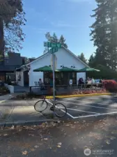 Stop by the new coffee shop, only 1 block away, on your walk to the light rail station