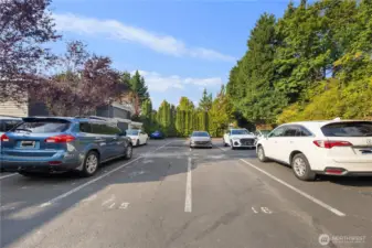 Parking: Designated parking right outside the building for added convenience. Well-maintained surface lot with easy access to downtown Kirkland and I-405.
