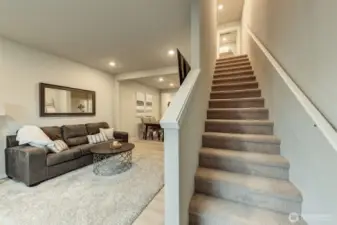 staircase to bedrooms