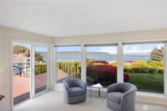 Take in the views with the floor to ceiling windows!