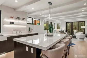 Welcome home to your great open space for entertaining!