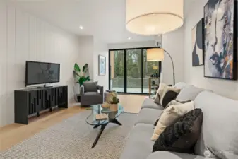 Lower level family room