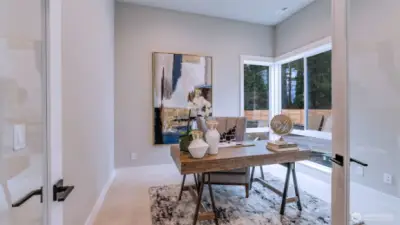 Main Level Den (photo is of the Model Home)