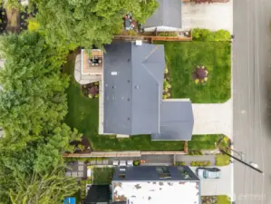 Fully fenced in private backyard