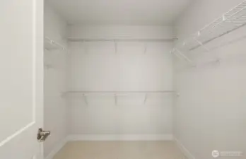 Primary closet - similar unit