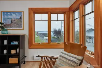#3 Corner window with great views of Port Townsend Bay and Marrowstone Island.