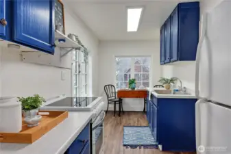 #4 Just updated kitchen with newly painted cabinets.