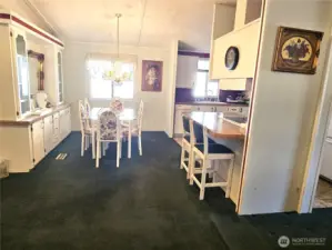 Enjoy a natural flow from the living room into the dining and kitchen spaces—perfect for gatherings, conversation, and comfortable day-to-day living.