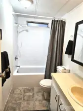 Main bath conveniently located off the hall for easy access.