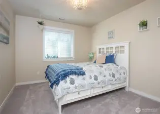 One of 5 bedrooms.