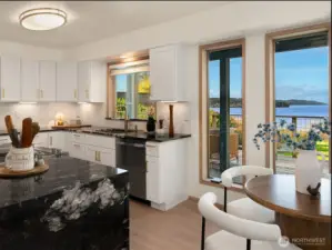 Stylish interior with contemporary finishes and direct access to outdoor entertaining areas.