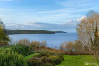 Sweeping water views from the property with serene natural landscape and coastal beauty.