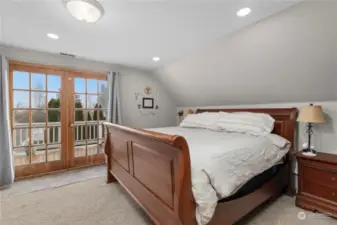 Bright and spacious primary bedroom.