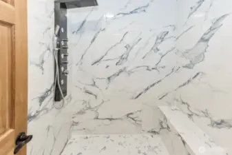 Primary bath shower