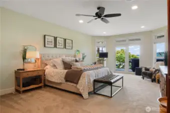 PRIMARY BDRM WITH VIEW OF THE WATER