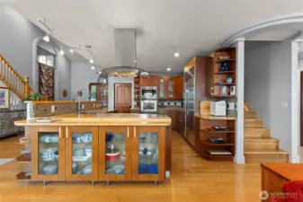 Custom cabinetry with tons of storage.