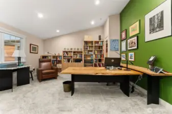 Main Floor Flex Room offering options for office, additional bedroom, playroom and more.