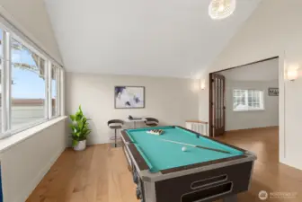 Freshly Painted and staged showing another option for this multi-functional room in the South Tower.