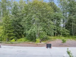 This great green space is your view across the street.